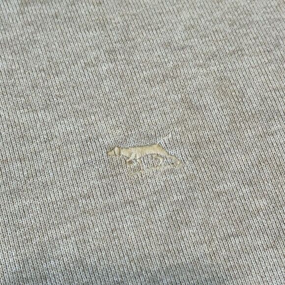 Rodd & Gunn Cotton Alton Ave Quarter Zip Sweater in Oatmeal, XXL - Picture 3 of 9